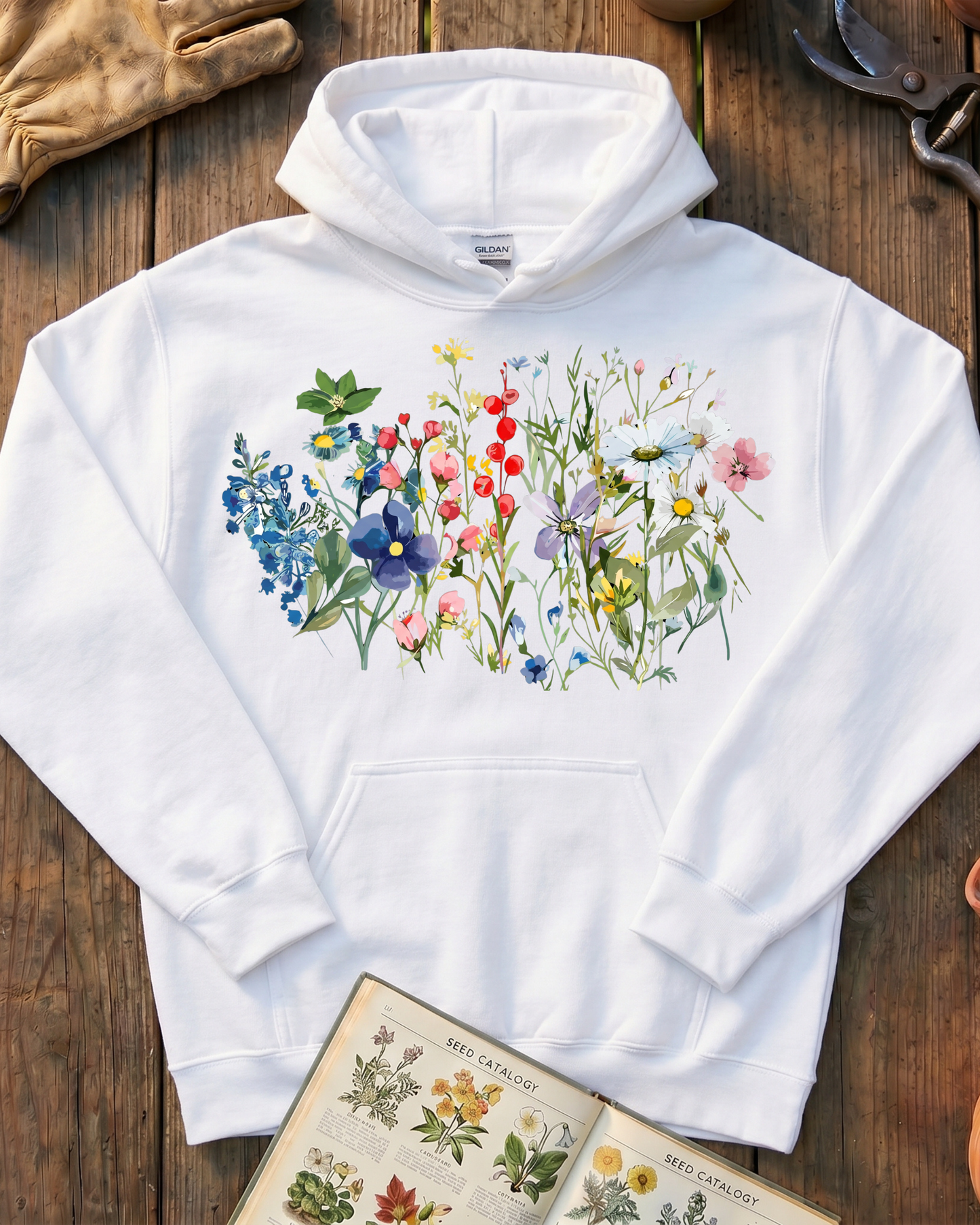 Wildflower Meadow Botanical Hoodie
