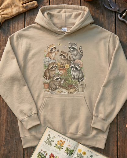 Raccoon Garden Hoodie