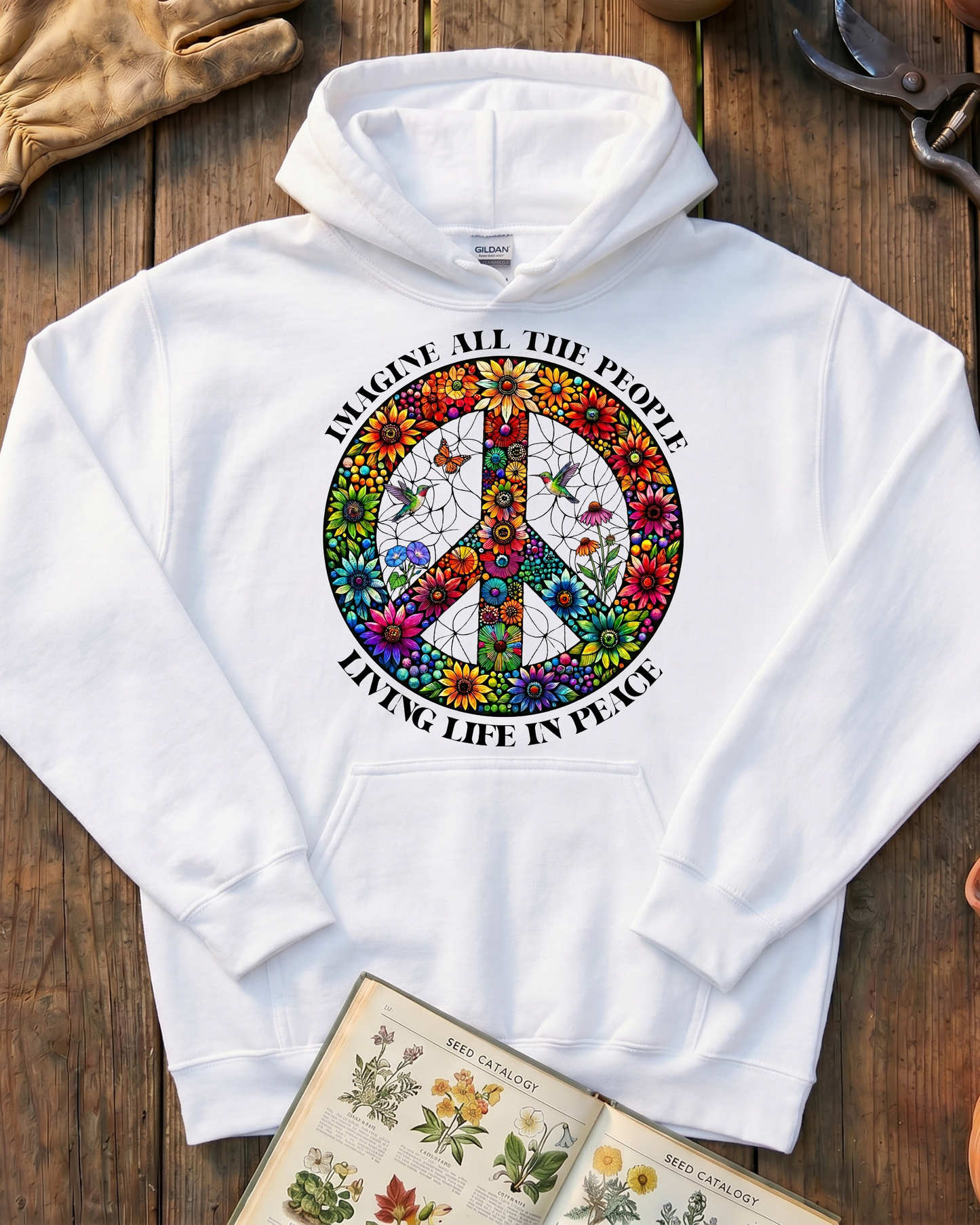 One More Plant Peace Hoodie