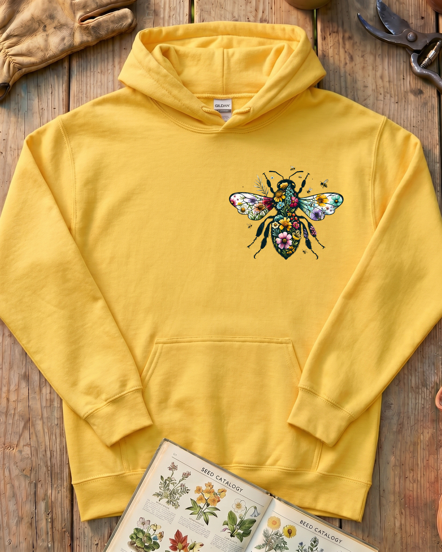 Pollinator Bee Garden Hoodie