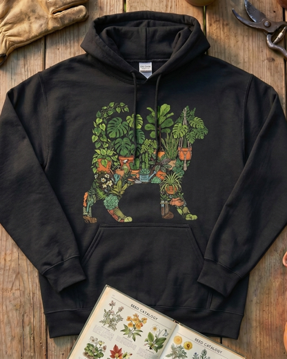Plant Parent Cat Indoor Plant Lover Hoodie