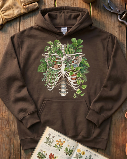 Skeleton Plant Lover Houseplant Hoodie