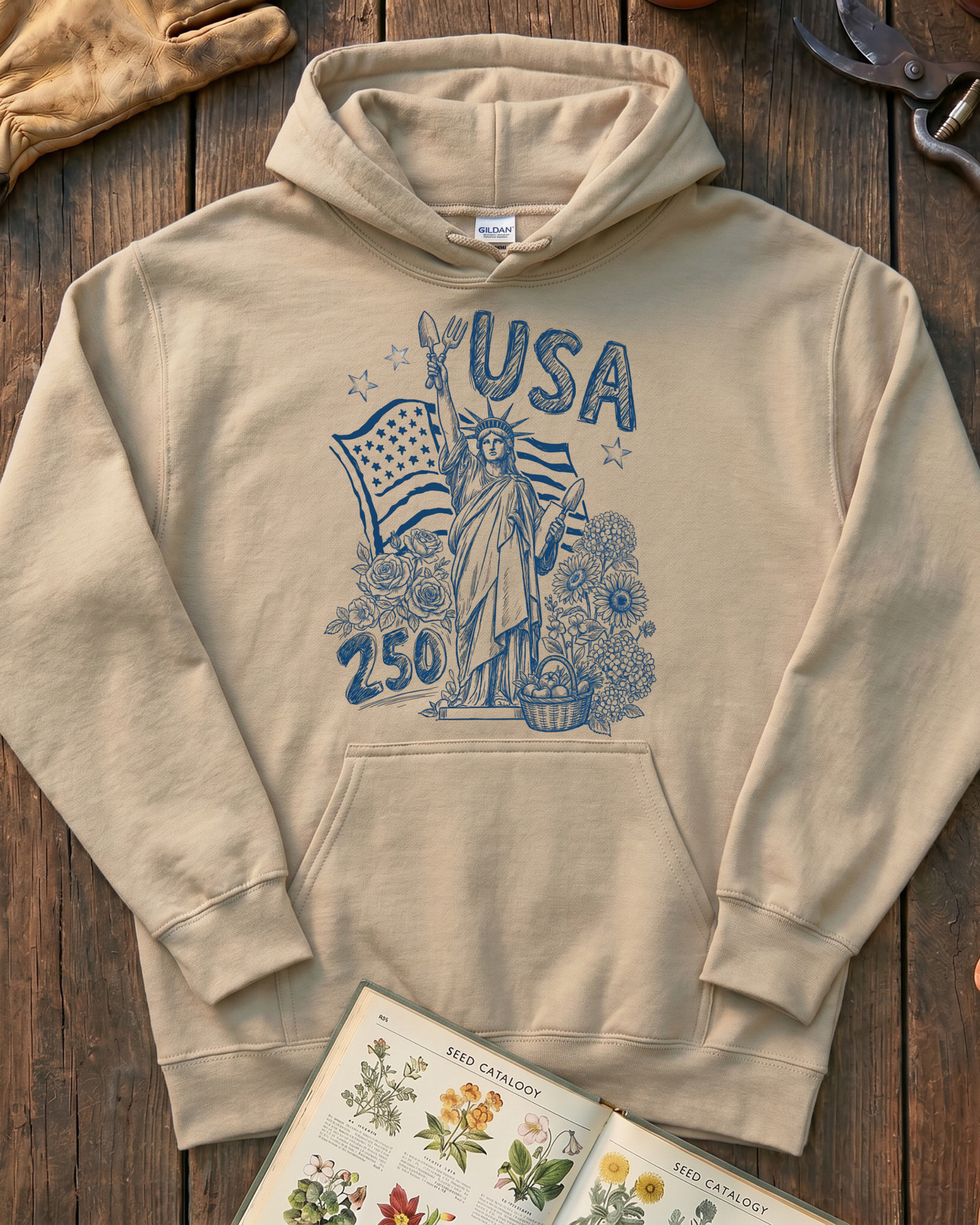Vintage USA Bloom Hoodie