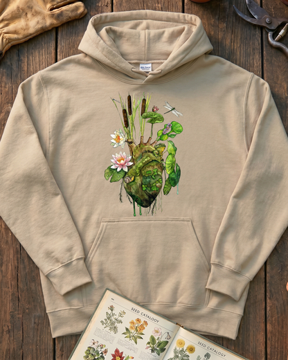 Native Wetland Art Hoodie