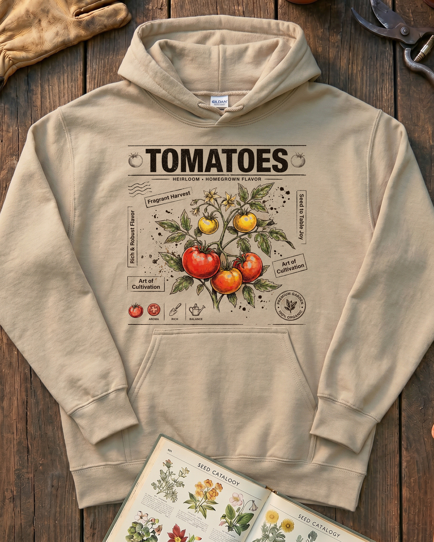 Seed To Table Tomato Hoodie