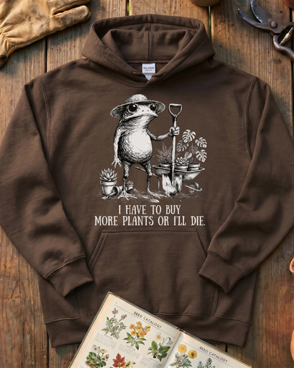Funny Frog Plant Lover Hoodie