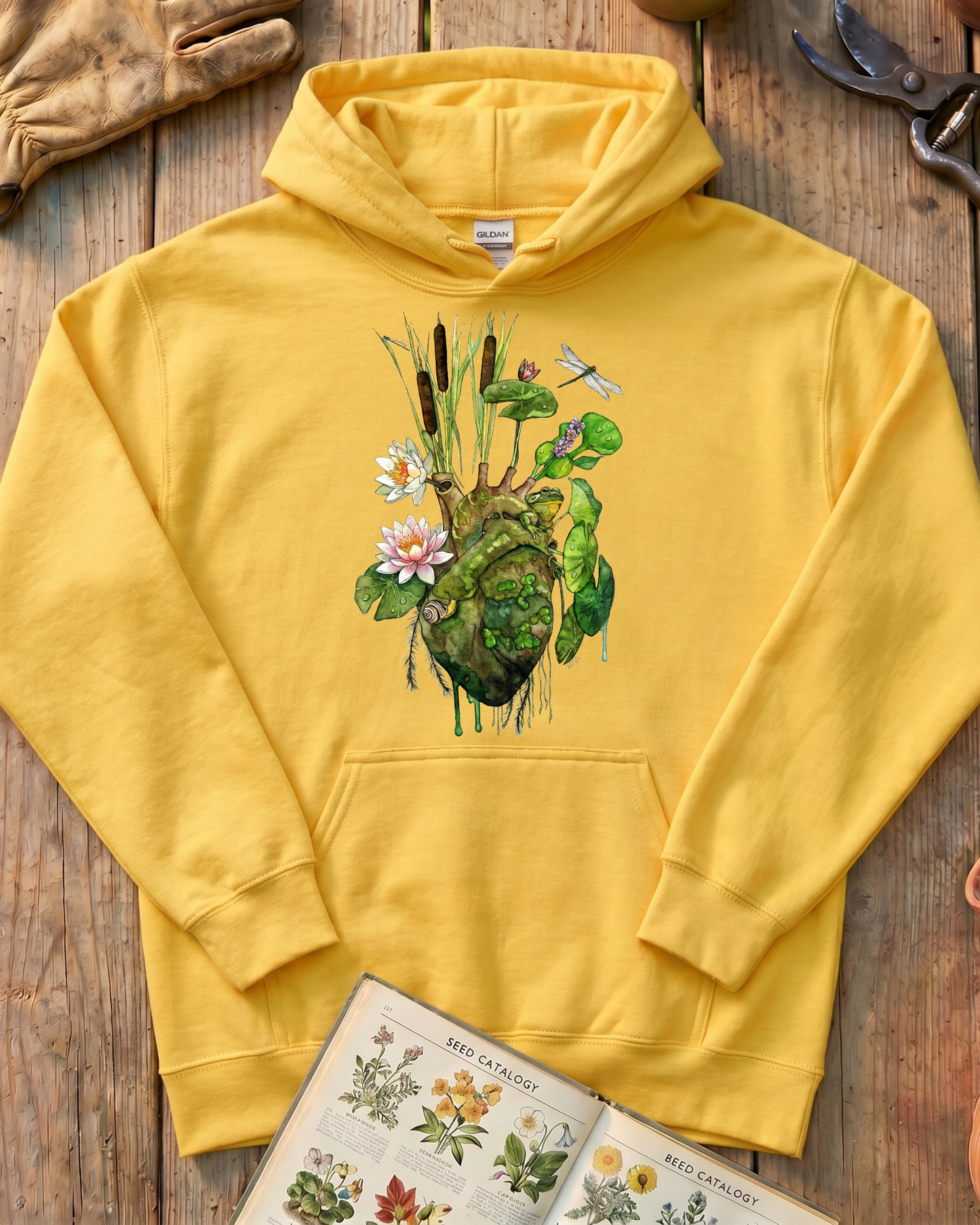 Native Wetland Art Hoodie