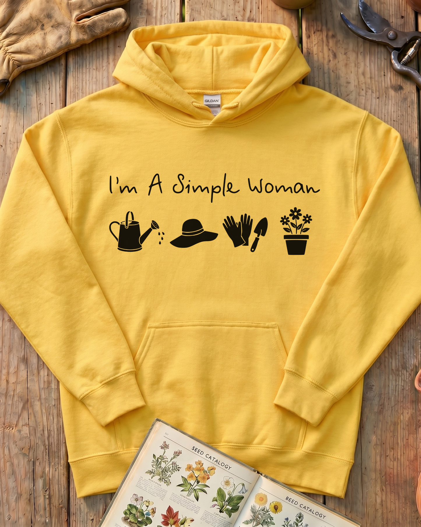 Simple Woman Gardener Hoodie