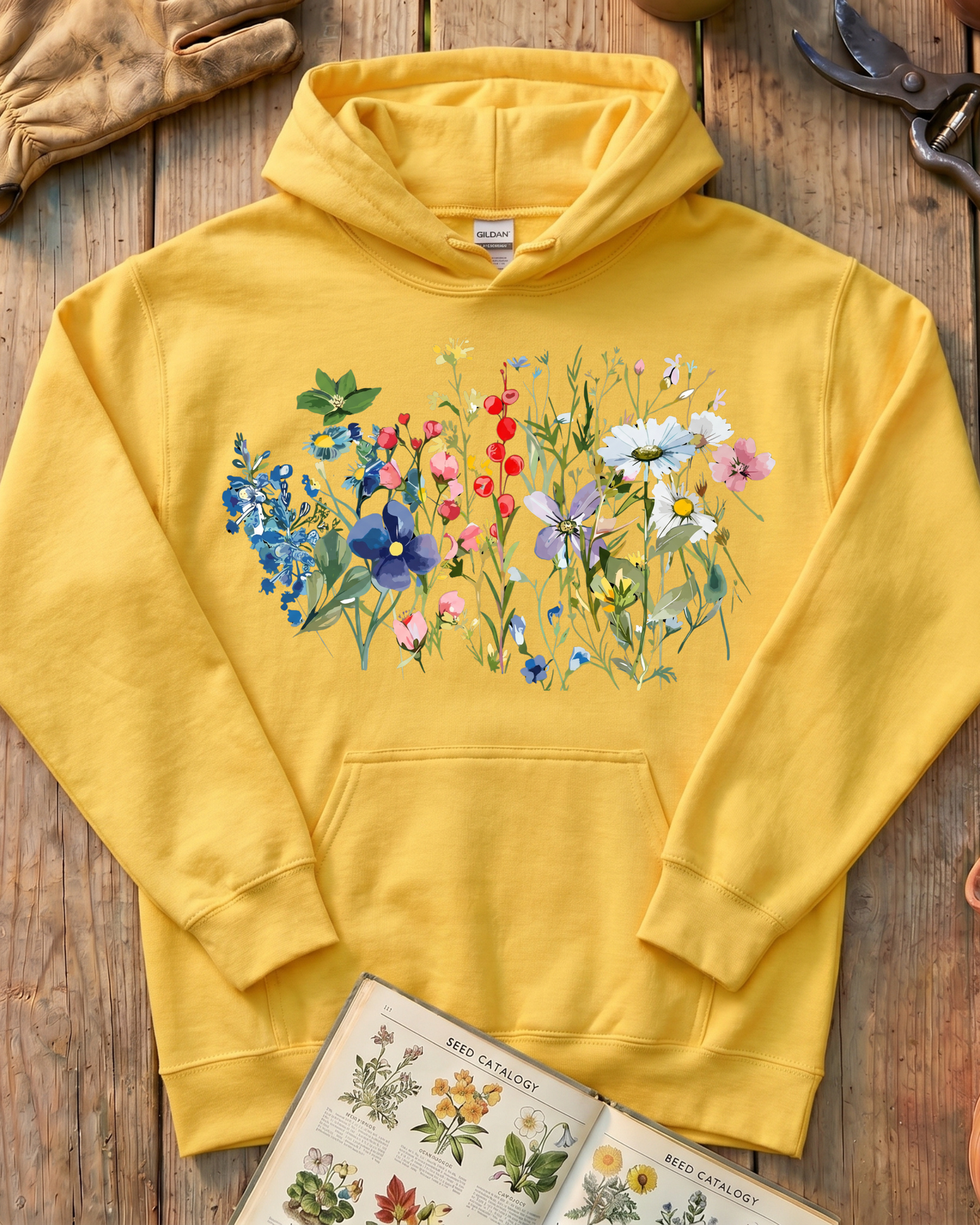 Wildflower Meadow Botanical Hoodie