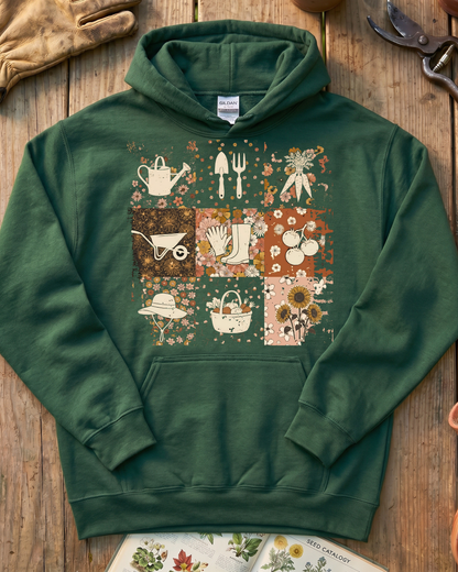 Garden Life Grid Hoodie