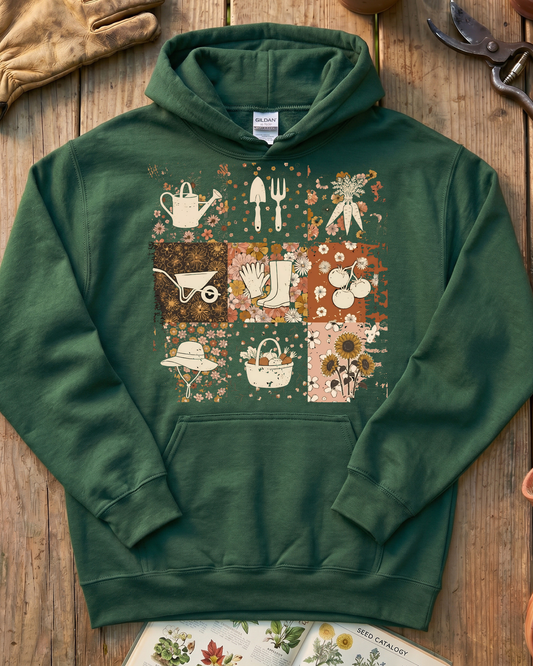 Garden Life Grid Hoodie