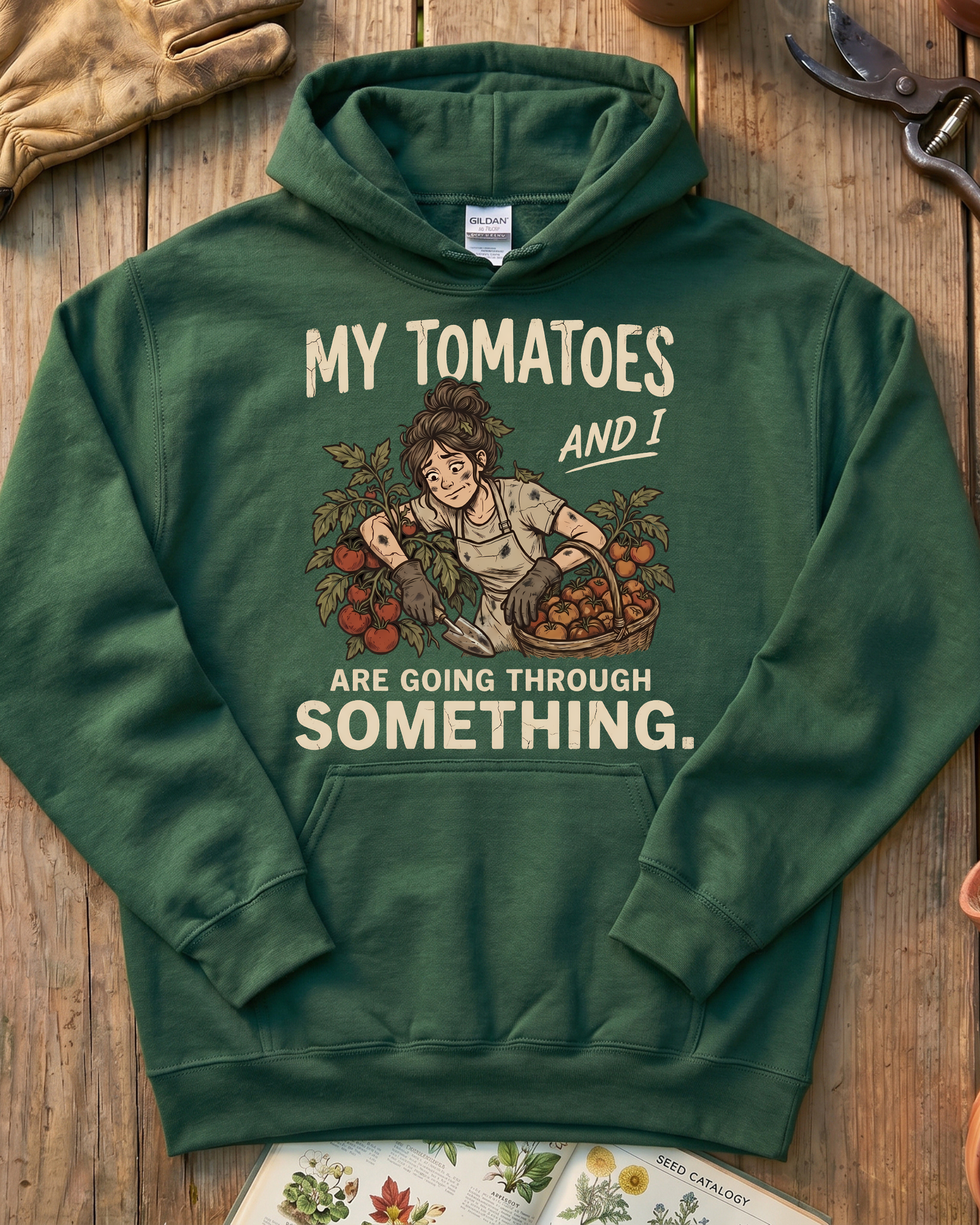Tomato Garden Struggle Hoodie