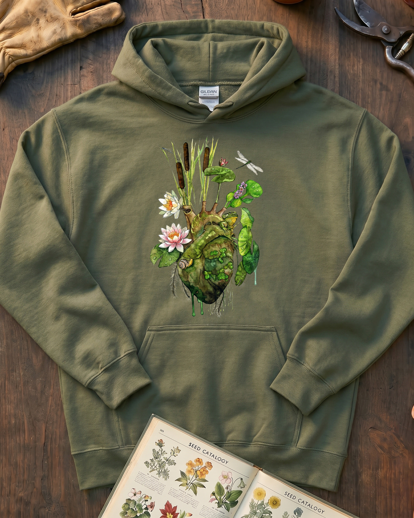 Native Wetland Art Hoodie