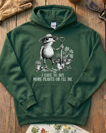 Funny Frog Plant Lover Hoodie