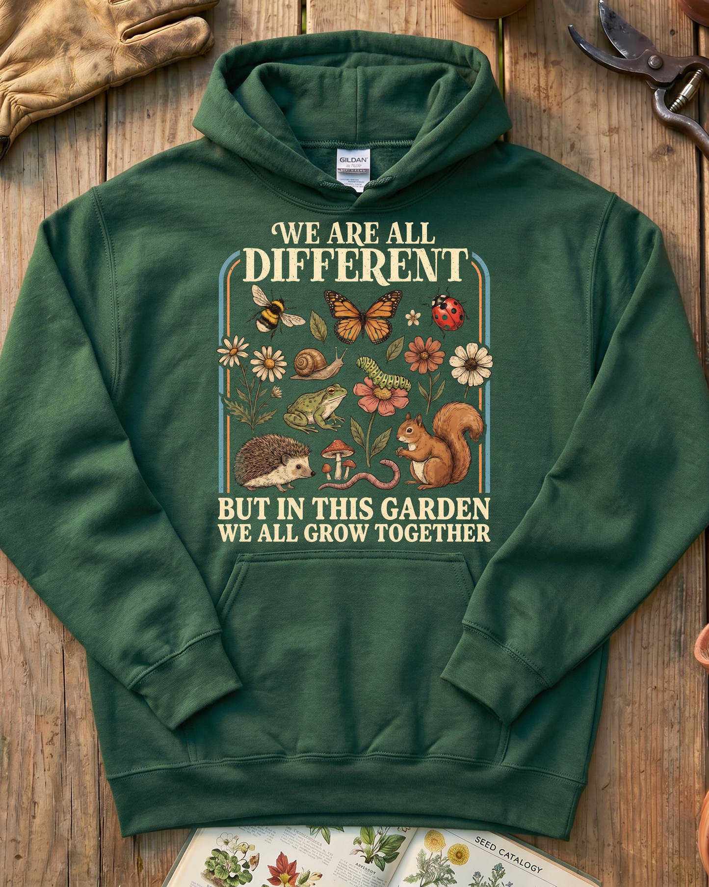 Inclusive Nature Garden Community Hoodie