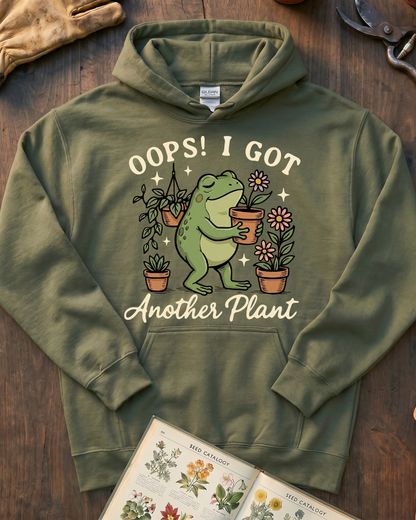 One More Plant Frog Hoodie