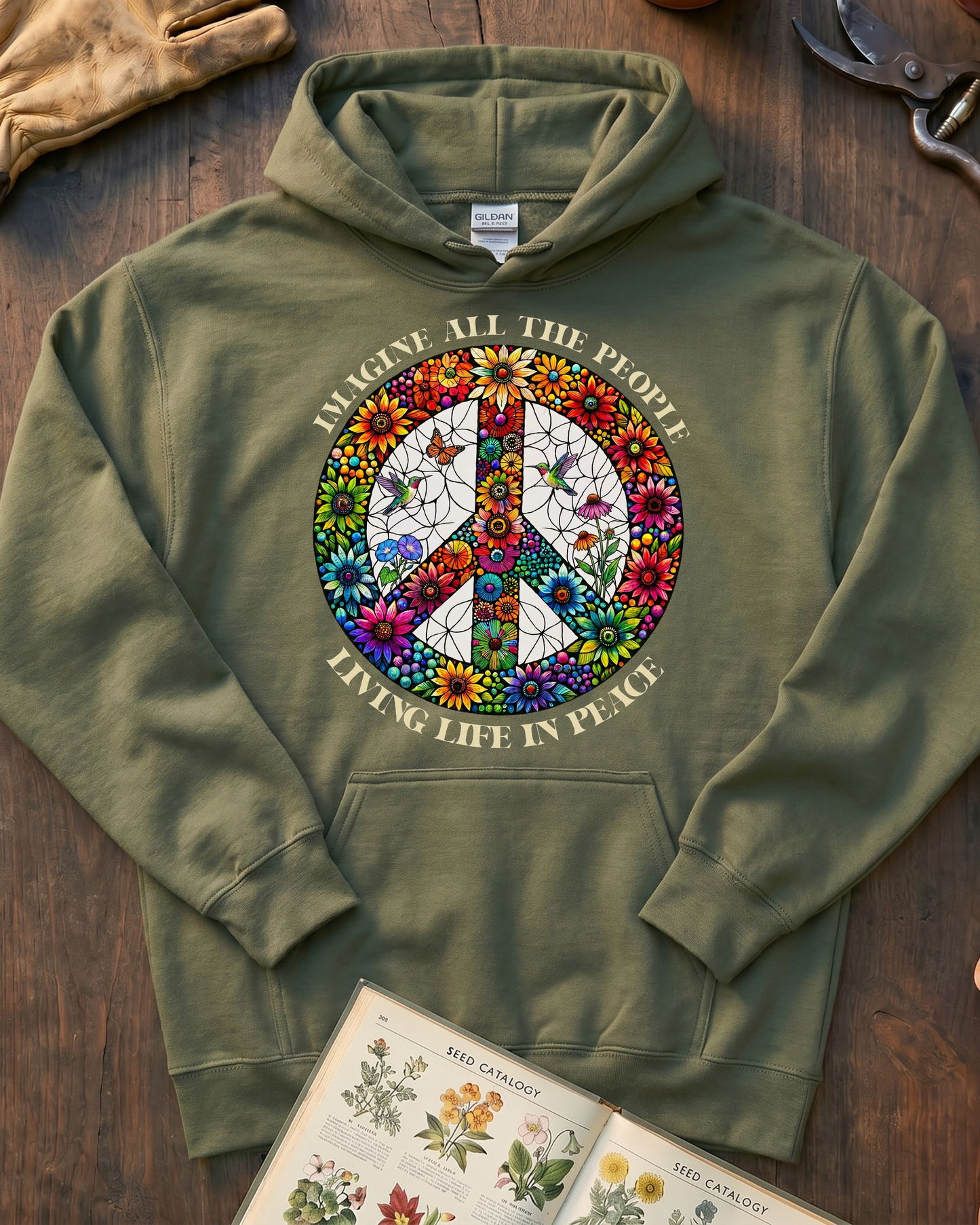 One More Plant Peace Hoodie