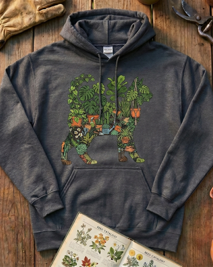 Plant Parent Cat Indoor Plant Lover Hoodie