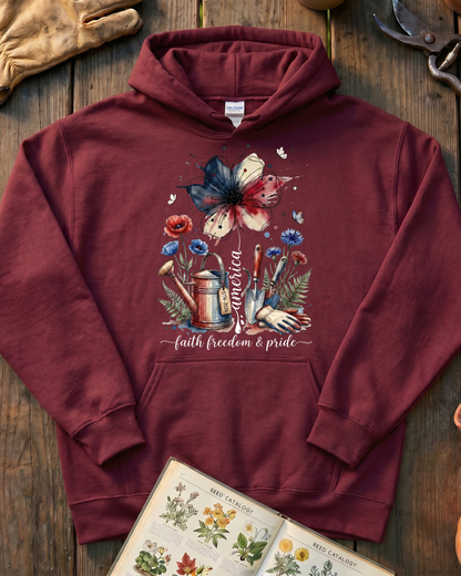 Americana Garden Spirit Hoodie