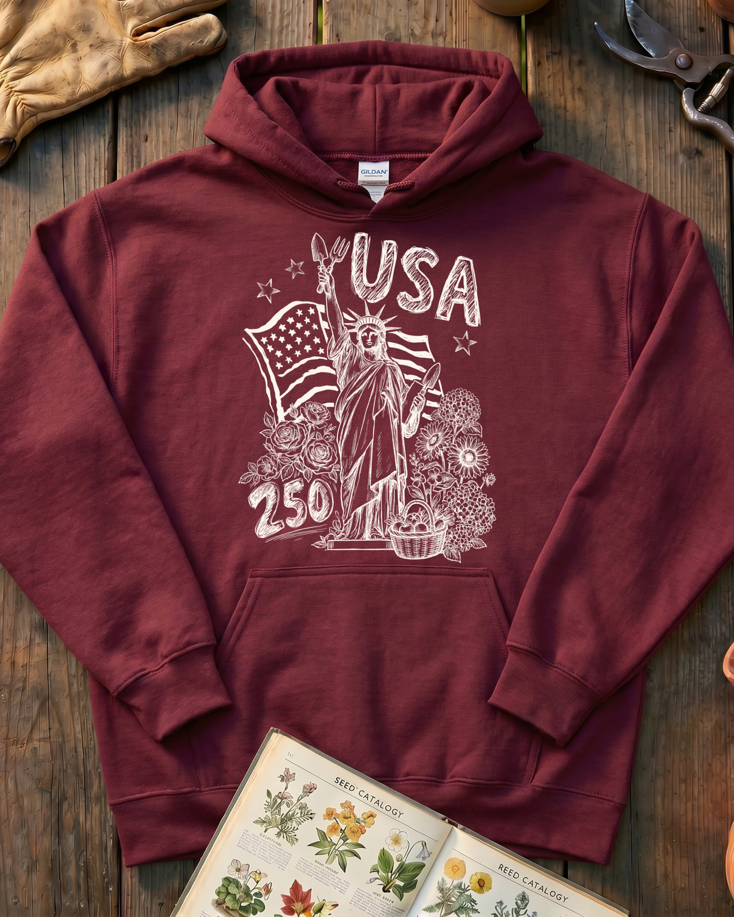 Vintage USA Bloom Hoodie