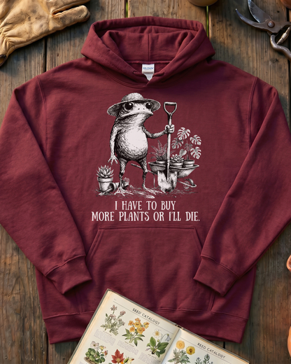 Funny Frog Plant Lover Hoodie