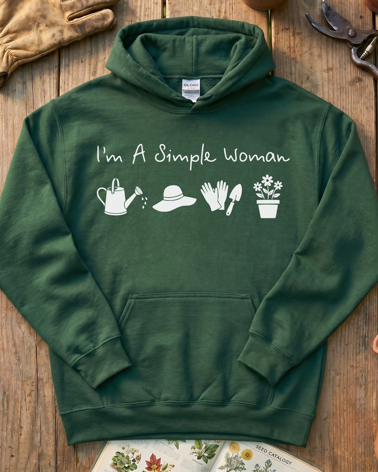 Simple Woman Gardener Hoodie