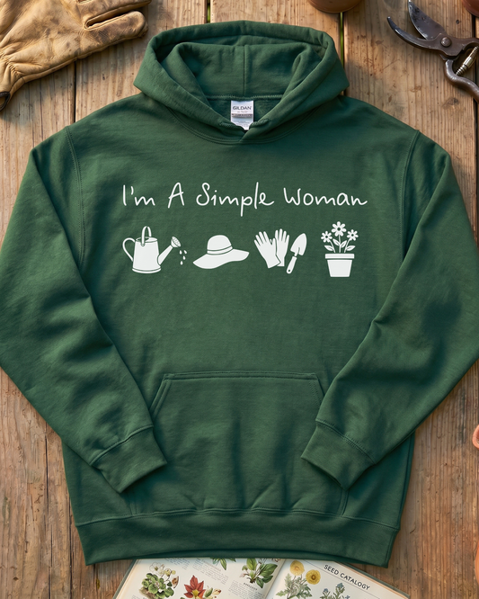 Simple Woman Gardener Hoodie