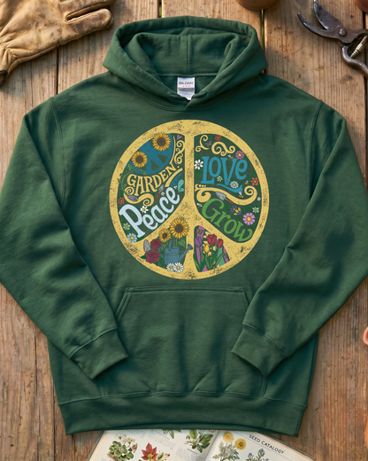 Hippie Plant Love Hoodie
