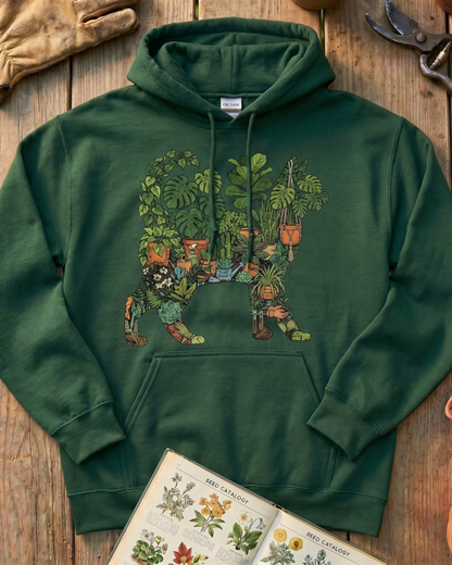 Plant Parent Cat Indoor Plant Lover Hoodie