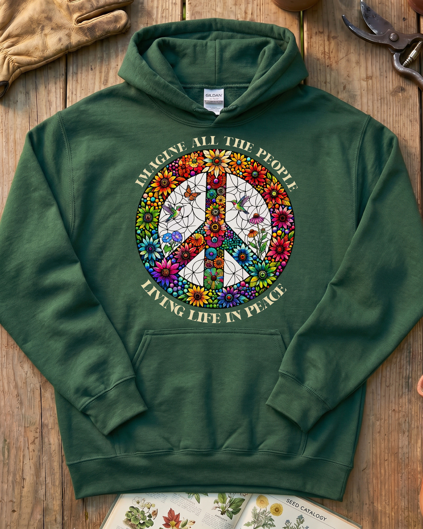 One More Plant Peace Hoodie