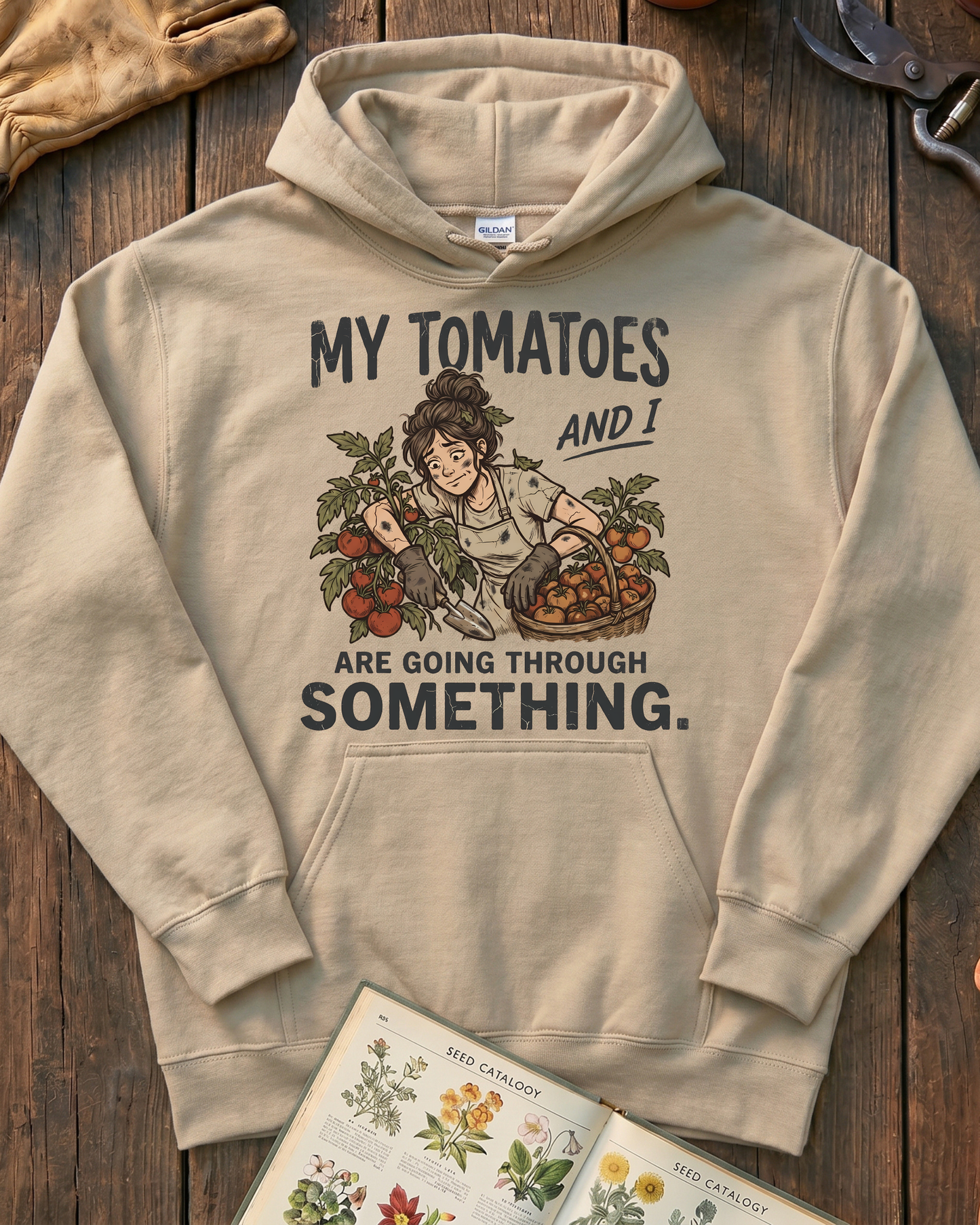 Tomato Garden Struggle Hoodie