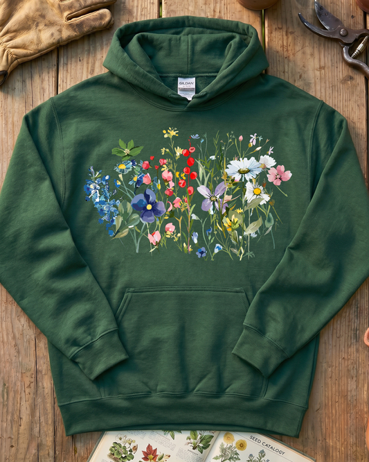 Wildflower Meadow Botanical Hoodie