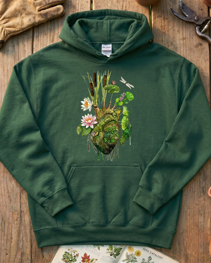 Native Wetland Art Hoodie