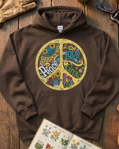 Hippie Plant Love Hoodie