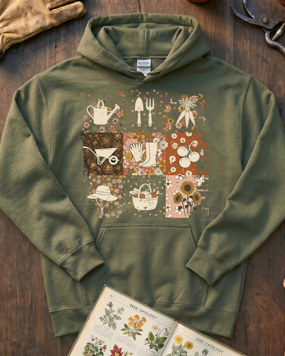 Garden Life Grid Hoodie