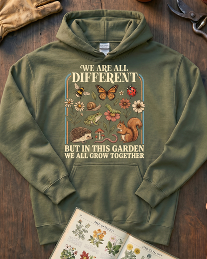 Inclusive Nature Garden Community Hoodie
