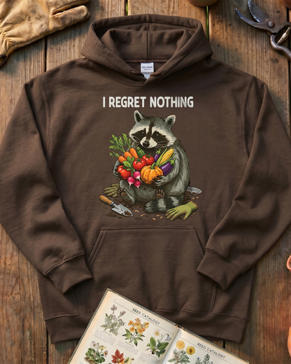 I Regret Nothing Raccoon Garden Shirt Hoodie