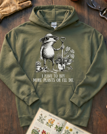 Funny Frog Plant Lover Hoodie