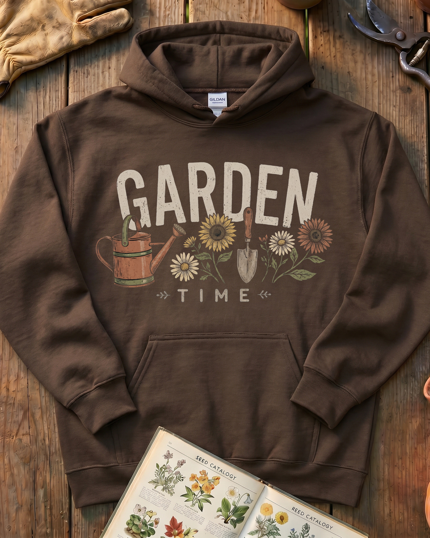 Vintage Garden Tools Hoodie