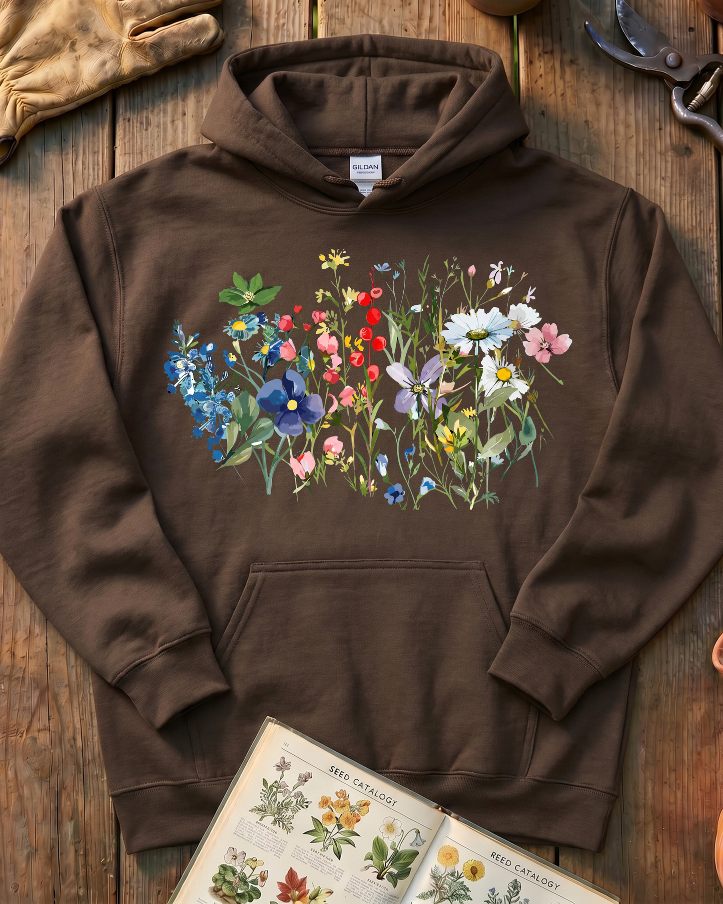 Wildflower Meadow Botanical Hoodie