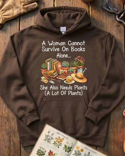 Vintage Botanical Wildflower Native Plants Hoodie