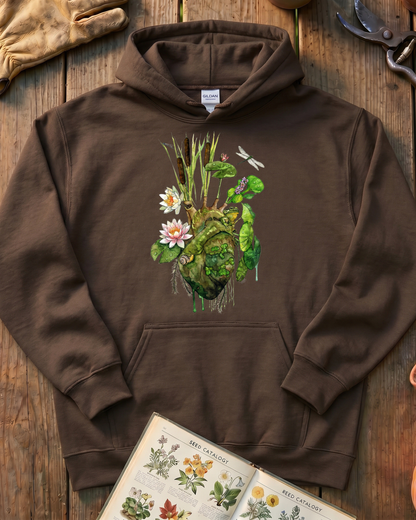Native Wetland Art Hoodie