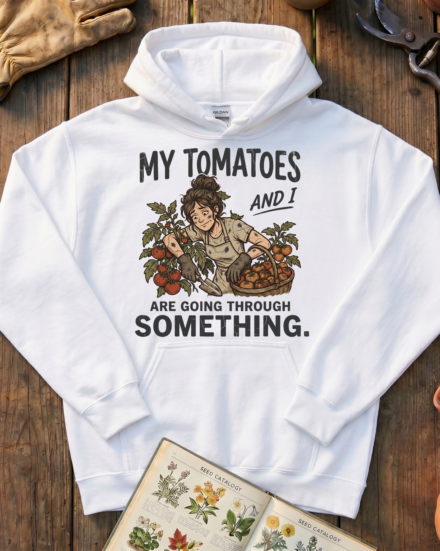 Tomato Garden Struggle Hoodie