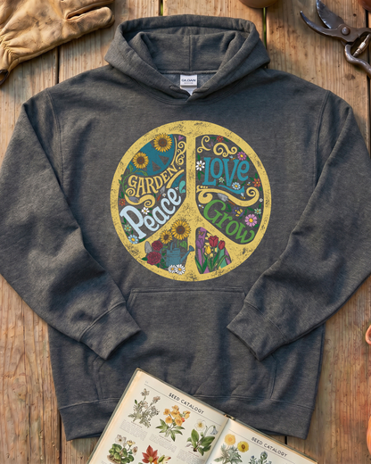 Hippie Plant Love Hoodie