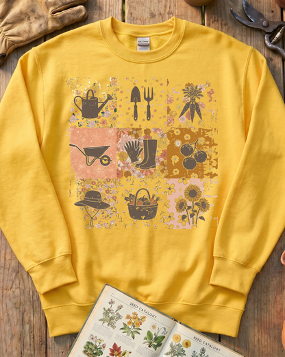 Aesthetic Harvest Pattern Sweatshirt