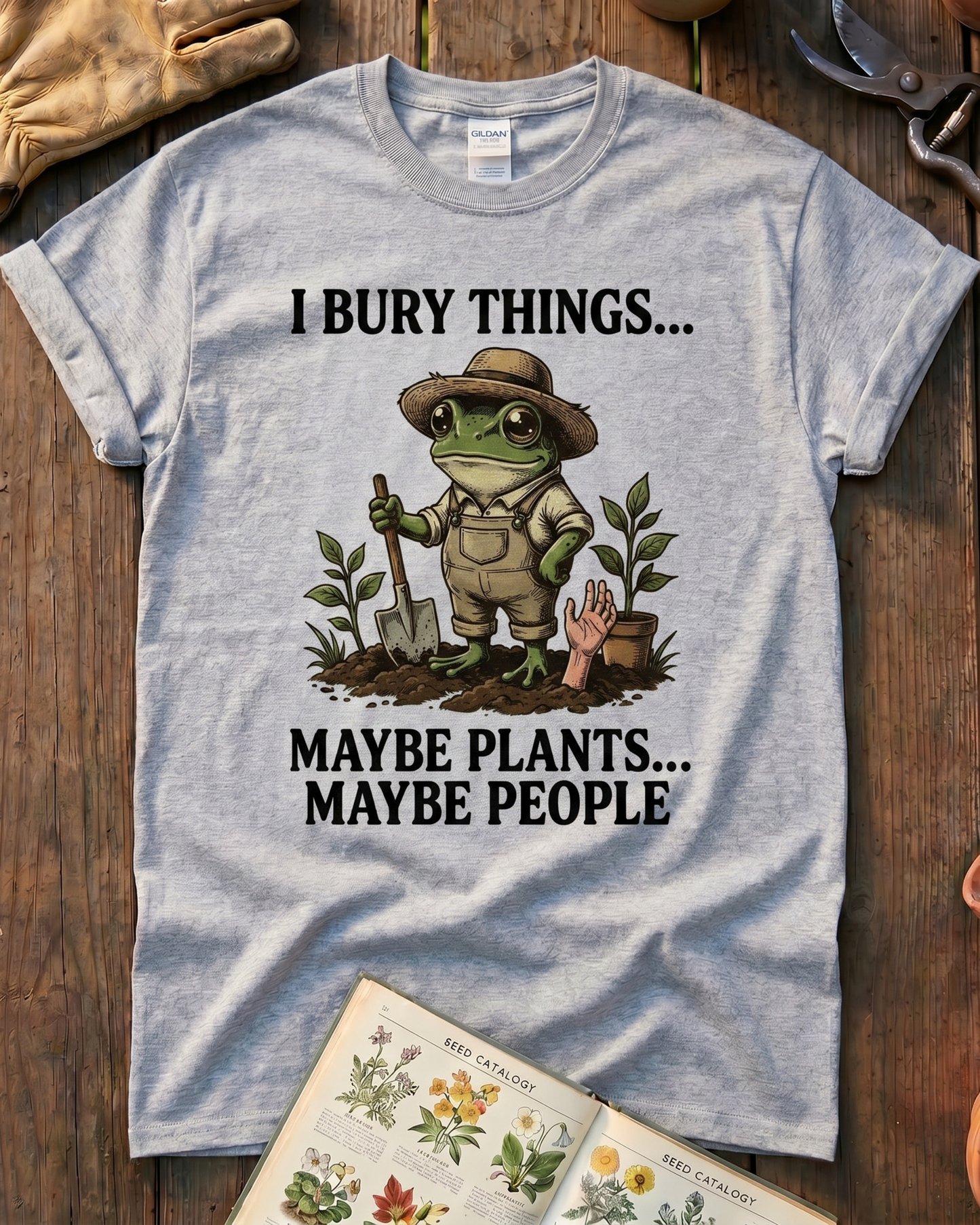 Retro Sarcastic Gardening T‑Shirt