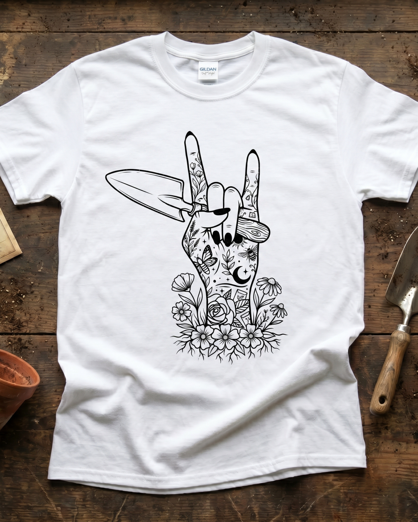 Gardening Rock T‑Shirt