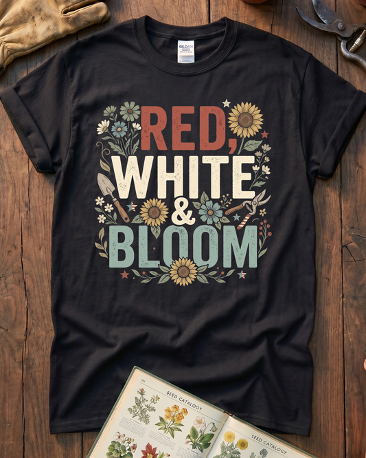 Red White & Bloom T‑Shirt
