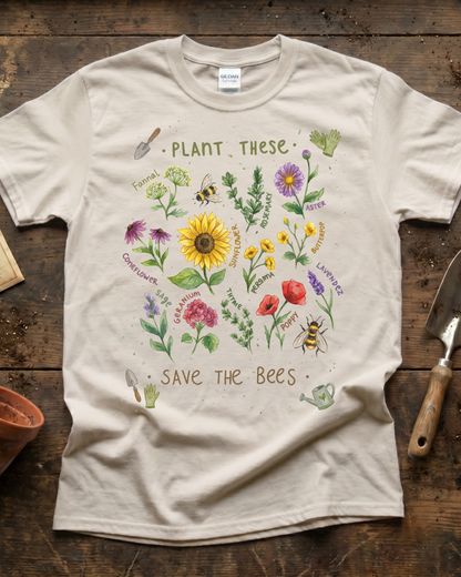 Plant Flowers Gardening T‑Shirt