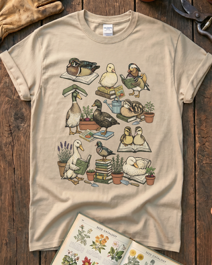 Cute Duck Garden Lover T‑Shirt